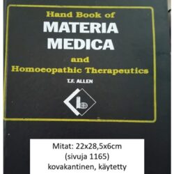 Mitat: 22x28,5x6cm (sivuja 1165) kovakantinen, käytettyHinta 35€