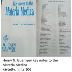 Henry N. Guernsey Key notes to the Materia Medica